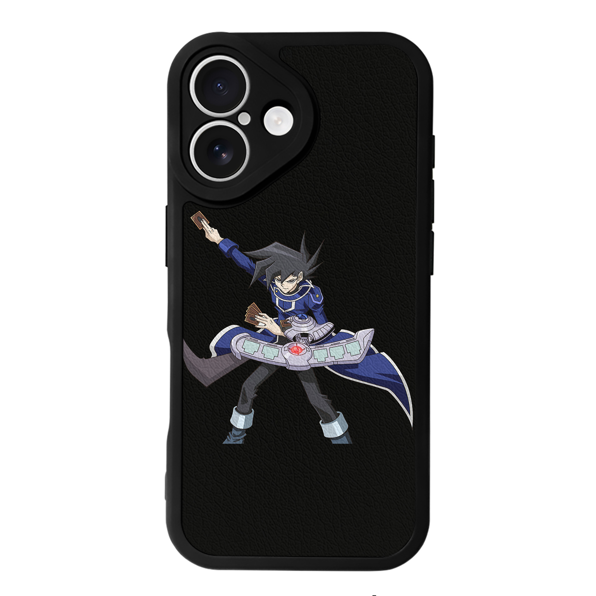 遊☆戯☆王 Yu-Gi-Oh! 【iPhone 16シリーズ対応】シリコンスマホケース（レザー調） 材質：シリコン